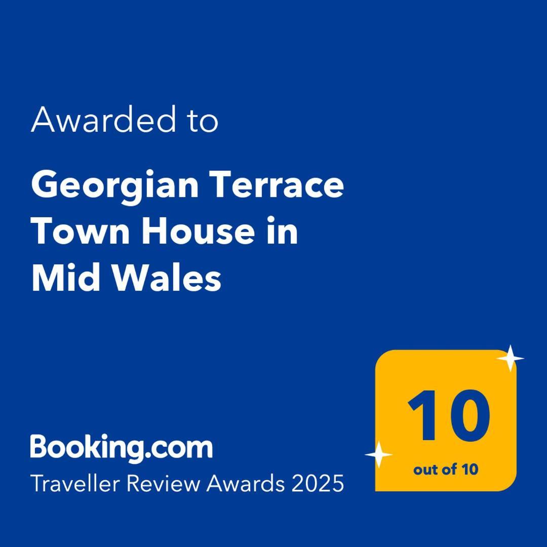 הוילה ניוטאון Georgian Terrace Town House In Mid Wales מראה חיצוני תמונה